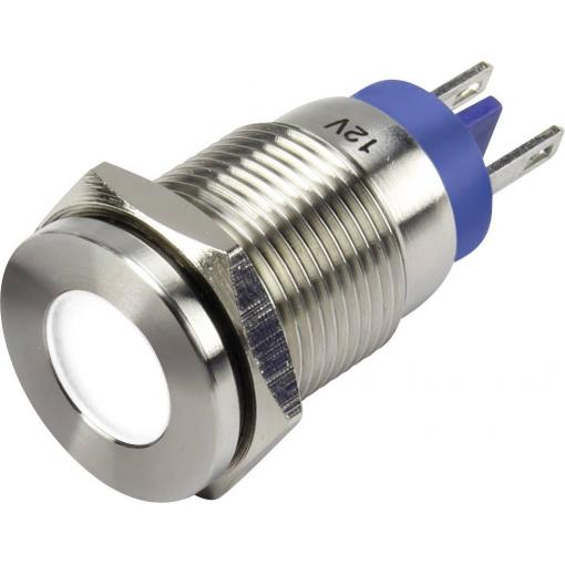 TRU COMPONENTS GQ16F-D/W/ 12V/N indikační LED bílá 12 V/DC