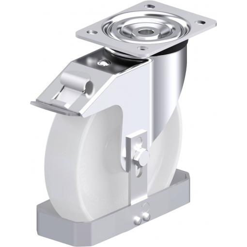 Blickle 879926 L-PO 200R-FI-FS Otočné pojezdové kolečko z ocelového plechu Ø kola: 200 mm nosnost (max.): 400 kg 1 ks