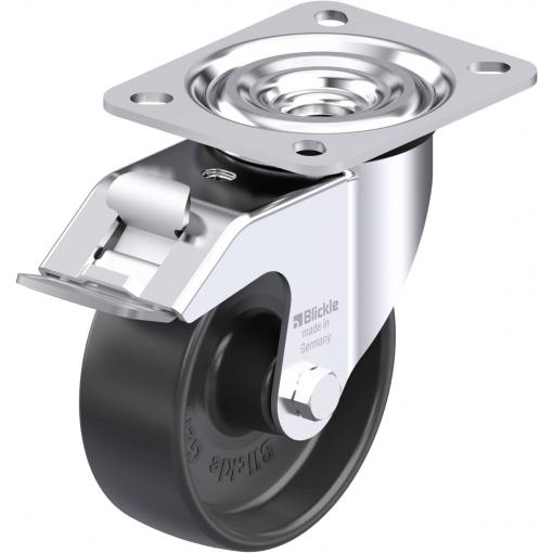 Blickle 7989 L-PP 100G-FI Otočné pojezdové kolečko z ocelového plechu Ø kola: 100 mm nosnost (max.): 160 kg 1 ks