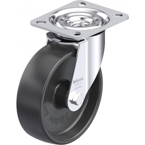 Blickle 46037 L-PP 125G Otočné pojezdové kolečko z ocelového plechu Ø kola: 125 mm nosnost (max.): 200 kg 1 ks