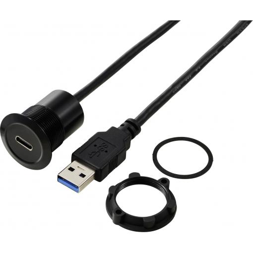 TRU COMPONENTS TC-13376312 USB konektor 100 cm, 1 ks