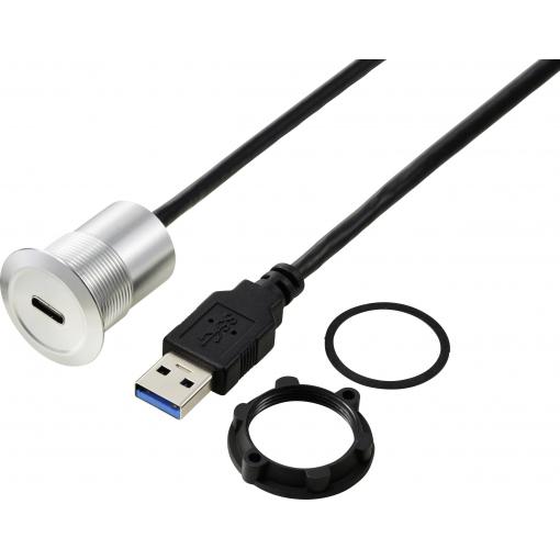 TRU COMPONENTS TC-13376308 USB konektor 100 cm, 1 ks
