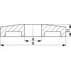 Blickle 758484 AW 125/R25 Ochranné kolečko Ø kola: 125 mm 1 ks