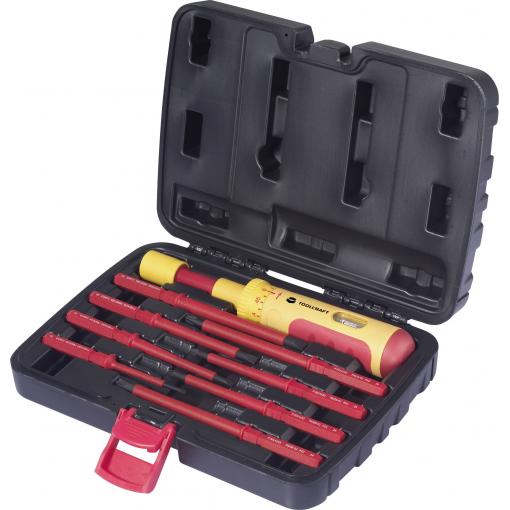 TOOLCRAFT 0.5-3 Nm VDE, pro elektrotechniky sada momentových šroubováků 9dílná 0.5 - 3 Nm DIN 6789
