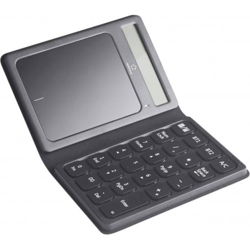 Renkforce RF-NK-300 Bluetooth® číselná klávesnice sklopné, Tiché klávesy, integrovaný touchpad, funkce kapesní kalkulačky černá
