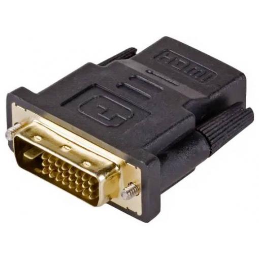 Akyga AK-AD-41 HDMI adaptér [1x HDMI zásuvka - 1x DVI zástrčka 24+5pólová] černá pozlacené kontakty