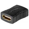 Akyga AK-AD-05 HDMI adaptér [1x HDMI zásuvka - 1x HDMI zásuvka] černá pozlacené kontakty 30 mm