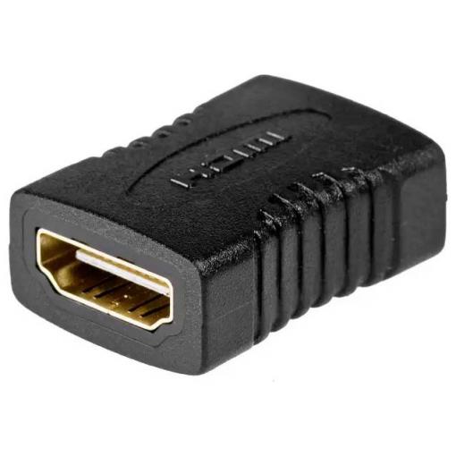 Akyga AK-AD-05 HDMI adaptér [1x HDMI zásuvka - 1x HDMI zásuvka] černá pozlacené kontakty 30 mm