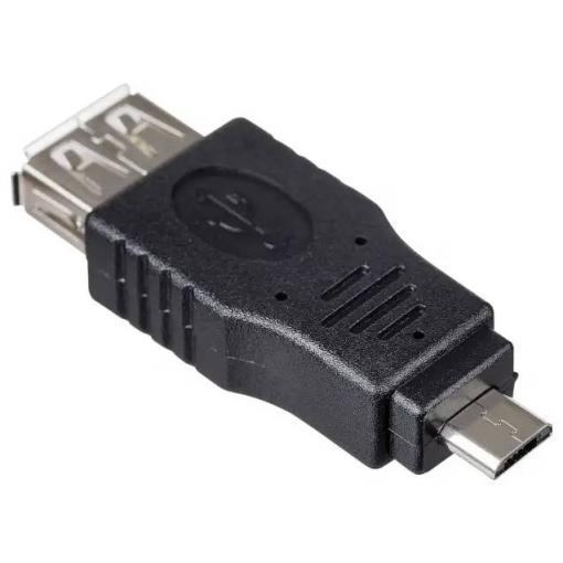 Akyga USB adaptér [1x USB 2.0 zásuvka A - 1x Micro USB] AK-AD-08 48 mm s funkcí OTG