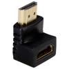 Akyga AK-AD-01 HDMI adaptér [1x HDMI zástrčka - 1x HDMI zástrčka] černá pozlacené kontakty 30 mm
