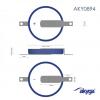 Akyga knoflíkový článek CR 2032 3 V 1 ks 210 mAh Li-MnO2 CR2032 ST2NB