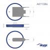 Akyga knoflíkový článek CR 2032 3 V 1 ks 210 mAh Li-MnO2 CR2032 PP3A