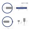 Akyga knoflíkový článek CR 2032 3 V 1 ks 210 mAh Li-MnO2 CR2032 HP2C