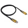 Akyga USB kabel USB 2.0 USB-A zástrčka, USB-C ® zástrčka, Apple Lightning konektor 1 m šedá Textilní plášť, mechanická odolnost, ploché provedení AK-USB-57