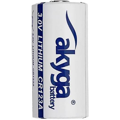 Akyga CR123 fotobaterie CR-123A Li-MnO2 1500 mAh 3 V 1 ks