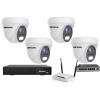 8MPx COLORVU kamerový IP POE set - 4x NC962, POE switch 4 + 1, NVR3016 | ZONEWAY 4-NC960+3016