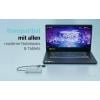 i-tec CAHUBMETAL2A2CPD USB Hub 2 + 2 port USB-A, USB-C® USB 3.2 Gen1 5 GBit/s stříbrná CAHUBMETAL2A2CPD