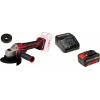 Einhell 4431155+4512042 Akumulátorová úhlová bruska 125 mm, akumulátor, vč. nabíječky, Vč. Rychloupínacího matice, 18 V