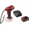 Einhell 2071010+4512042, Akumulátorový kompresor, 11 bar, vč. 1 akumulátoru, vč. nabíječky, digitální displej, automatické vypnutí