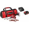 Einhell 4461000+4512042 akumulátorová pásová bruska, akumulátor, vč. nabíječky, šířka 13 mm, délka 457 mm