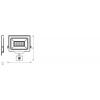 OSRAM HOMELIGHTING Floodlight Essential Sensor 100W 4000K 4099854429835 venkovní LED reflektor s PIR detektorem 100.00 W Barvy světla (LED svítidlo): studená