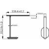 Philips LED Ivory DSK203 8719514420410 LED lampička na psací stůl LED pevně vestavěné LED 5 W bílá