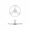 Philips LED Olas stropní ventilátor 30 W (Ø x v) 1320 mm x 310 mm černá s dálkovým ovládáním, stmívatelný