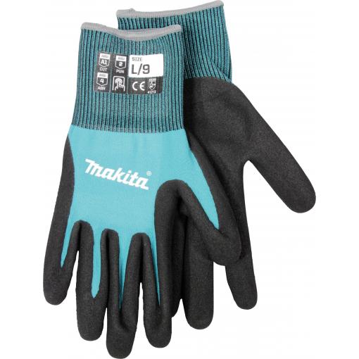 Makita P-84698 Arbeitshandschuhe Nitril Gr.9(L) pracovní rukavice Velikost rukavic: 9, L EN 388:2016+A1:2018 ISO 21420:2020 PSA kat. II 1 ks