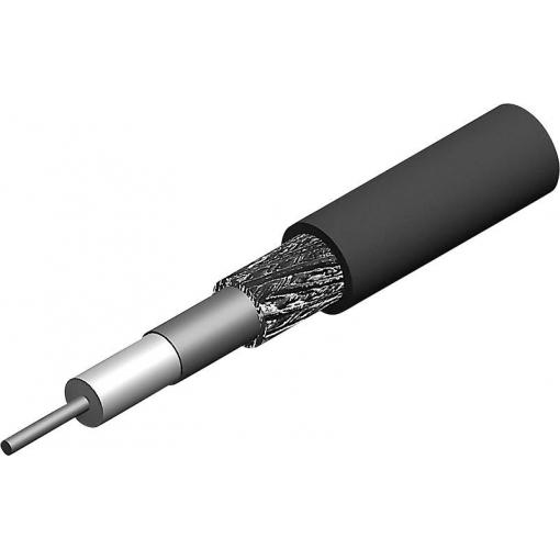 Telegärtner Low Loss 240, 100012963 koaxiální kabel, vnější Ø: 6.10 mm, 50 Ω, černá, metrové zboží