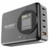 VOLTCRAFT UC-4C1A240W01 USB nabíječka, GaN, USB Power Delivery (USB-PD) , Rychlonabíječka, 4x USB-C®, 1x USB A , 240 W, Power Delivery 3.0, černá