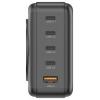 VOLTCRAFT UC-4C1A240W01 USB nabíječka, GaN, USB Power Delivery (USB-PD) , Rychlonabíječka, 4x USB-C®, 1x USB A , 240 W, Power Delivery 3.0, černá
