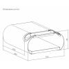 Elevar LBM-01 nástěnný držák na jízdní kolo Počet parkovacích míst=1 ocel, PVC, silikon, MDF bílá, šedá