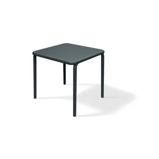 Stůl zahradní BRENE 795x795x755mm - uhelná