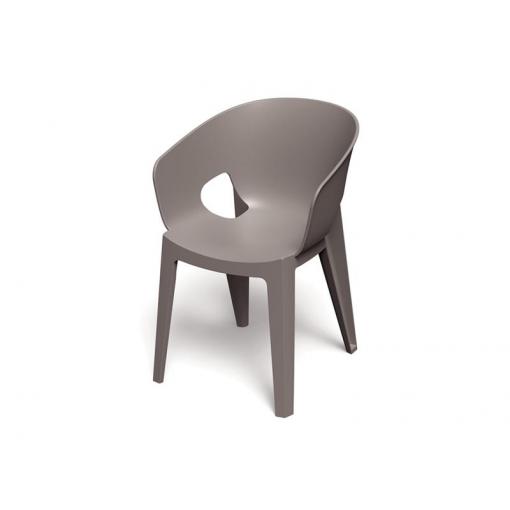 Židle zahradní PREMO 560x590x810mm - zemitě hnědá