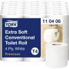 TORK toaletní papír T4-System Kleinrollen Toilettenpapier 4-lag T4 110406 Počet vrstev: 4 vrstev 42 ks
