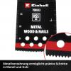 Einhell 708043 Tauchsägeblatt BIM Met, 34mm bimetalový sada multifunkčního nářadí 34 mm 1 ks