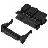 TRU COMPONENTS TC-13537772 konektor pro ploché kabely s odlehčením tahu Rastr (rozteč): 2.54 mm Počet pólů: 12 Počet řádků: 2 1 ks