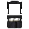 TRU COMPONENTS TC-13537796 konektor pro ploché kabely s odlehčením tahu Rastr (rozteč): 2.54 mm Počet pólů: 8 Počet řádků: 2 1 ks