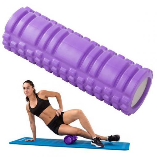 Masážní váleček Roller 30 cm, fialový