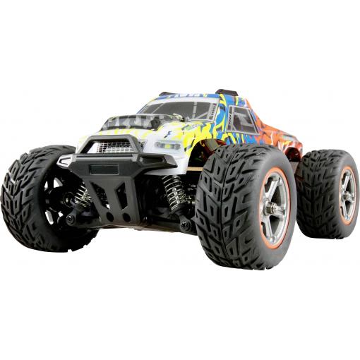 Amewi AMEWI - Hyper Go MAX20 Monstertruck Li-Po 750mAh blau/orange modrá, oranžová komutátorový 1:20 RC model auta elektrický monster truck 4WD (4x4) RtR se