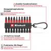 Einhell Karabiner Impact Bit Set 10tlg 118633 sada bitů, 1/4 (6,3 mm), PH, PZ, šestiúhelník, TX, 1/4 (6,3 mm)