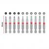 Einhell Karabiner Bit Set 10tlg 118623 sada bitů, 1/4 (6,3 mm), PH, PZ, šestiúhelník, TX, 1/4 (6,3 mm)