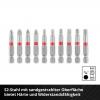 Einhell Karabiner Bit Set 10tlg 118623 sada bitů, 1/4 (6,3 mm), PH, PZ, šestiúhelník, TX, 1/4 (6,3 mm)