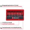 Einhell Impact Bit Taschenbox 10tlg 118653 sada bitů, 1/4 (6,3 mm), PH, PZ, šestiúhelník, TX, 1/4 (6,3 mm)