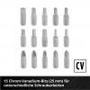Einhell S-CASE Bitset 28tlg LS 108613 sada bitů, 1/4 (6,3 mm), PZ, PH, plochý, šestiúhelník, TX, 1/4 (6,3 mm)