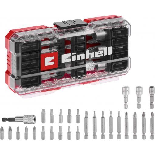 Einhell S-CASE Bitset 28tlg LS 108613 sada bitů, 1/4 (6,3 mm), PZ, PH, plochý, šestiúhelník, TX, 1/4 (6,3 mm)