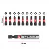 Einhell Impact Bit Taschenbox 11tlg 118673 sada bitů, 1/4 (6,3 mm), PH, PZ, šestiúhelník, TX, 1/4 (6,3 mm)
