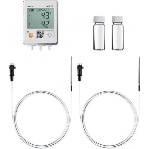 testo 162 fridge set teplotní datalogger teplota -50 do 150 °C vč. držáku na stěnu