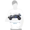 Carson Modellsport Glow Rider modrá 1:12 RC model auta elektrický Buggy 100% RtR 2,4 GHz vč. akumulátorů, nabíječky a baterie ovladače