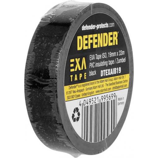 DEFENDER by Adam Hall EXA Tape DTEXAIB19 izolační páska černá (d x š) 33 m x 19 mm 1 ks
